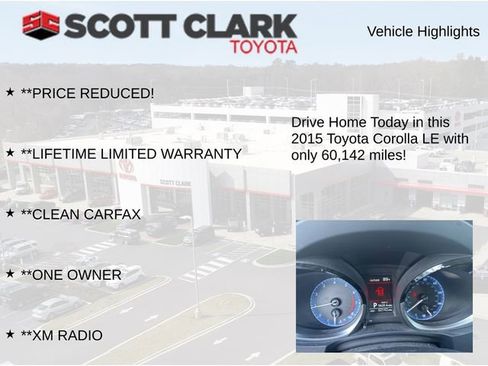 Used 2015 Toyota Corolla S FWD image 11
