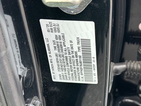 Used 2020 Honda Ridgeline RTL-E image 23