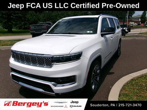 Certified 2025 Jeep Grand Wagoneer L Series III w/ Rear Seat Video Group 1 AWD/4WD image 1