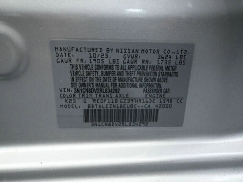 Used 2024 Nissan Versa S w/ S Plus Package image 48