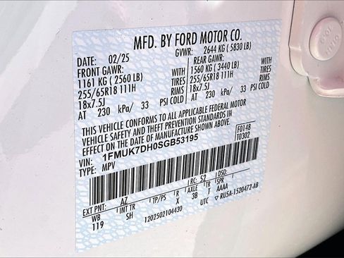 New 2025 Ford Explorer Active w/ Active Comfort Package image 11