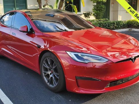 Used 2021 Tesla Model S Plaid AWD/4WD image 1