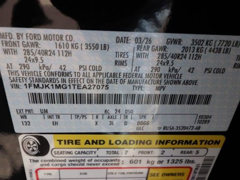 New 2026 Ford Expedition Max Platinum AWD/4WD image 24