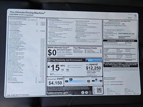 Used 2026 BMW X5 M Competition w/ Executive Package image 19