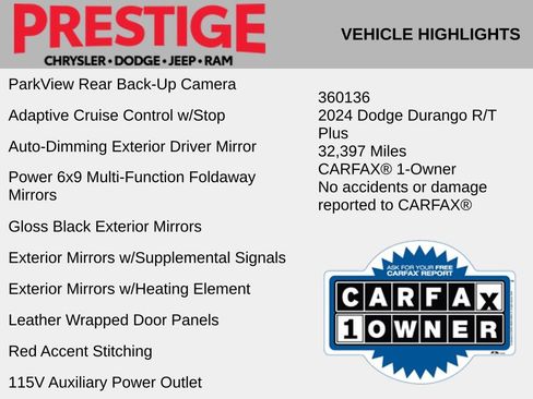 Used 2024 Dodge Durango R/T AWD/4WD image 10
