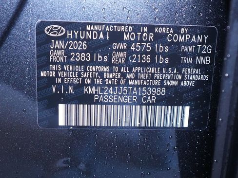 New 2026 Hyundai Sonata Blue image 40