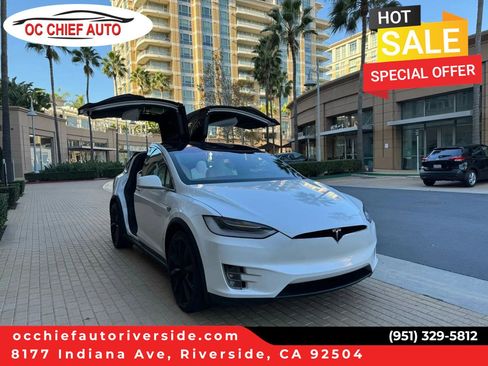 Used 2021 Tesla Model X Long Range AWD/4WD image 1