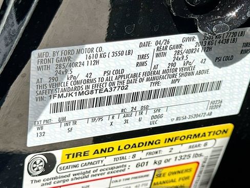 New 2026 Ford Expedition Max Platinum w/ Platinum Ultimate Package AWD/4WD image 20