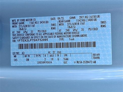 New 2025 Ford F150 STX image 16