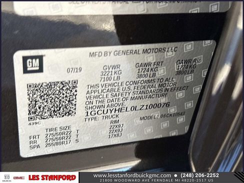 Used 2020 Chevrolet Silverado 1500 High Country w/ Technology Package image 21