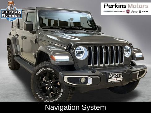 Used 2021 Jeep Wrangler Unlimited Sahara w/ Cold Weather Group image 1
