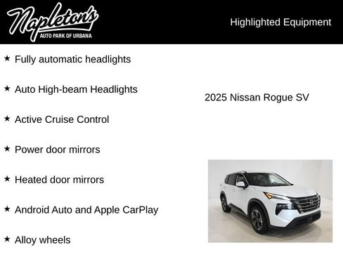 Used 2025 Nissan Rogue SV AWD/4WD image 16