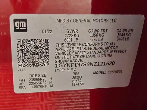 Used 2022 Cadillac XT6 Premium Luxury w/ LPO, Floor Liner Package AWD/4WD image 68