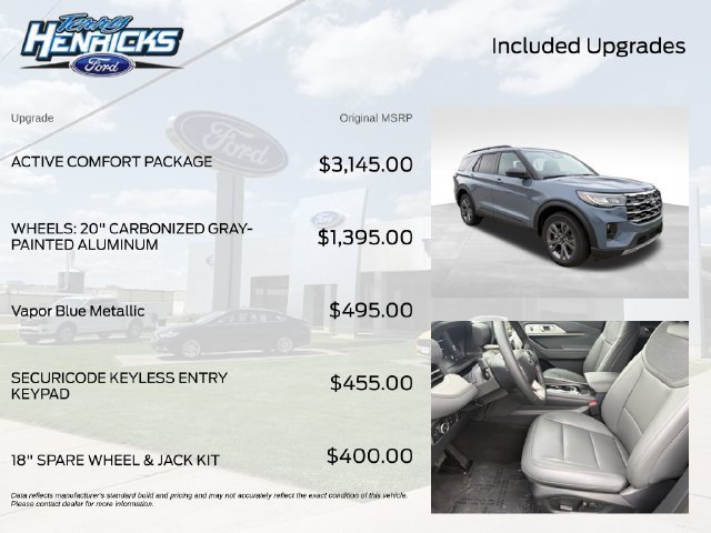 New 2027 Ford Explorer Active w/ Active Comfort Package AWD/4WD image 8
