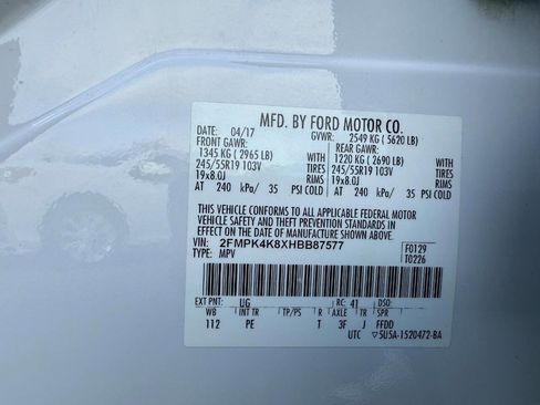 Used 2017 Ford Edge Titanium w/ Equipment Group 301A image 24