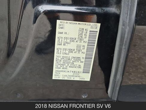 Used 2018 Nissan Frontier SV w/ Value Truck Package RWD image 24