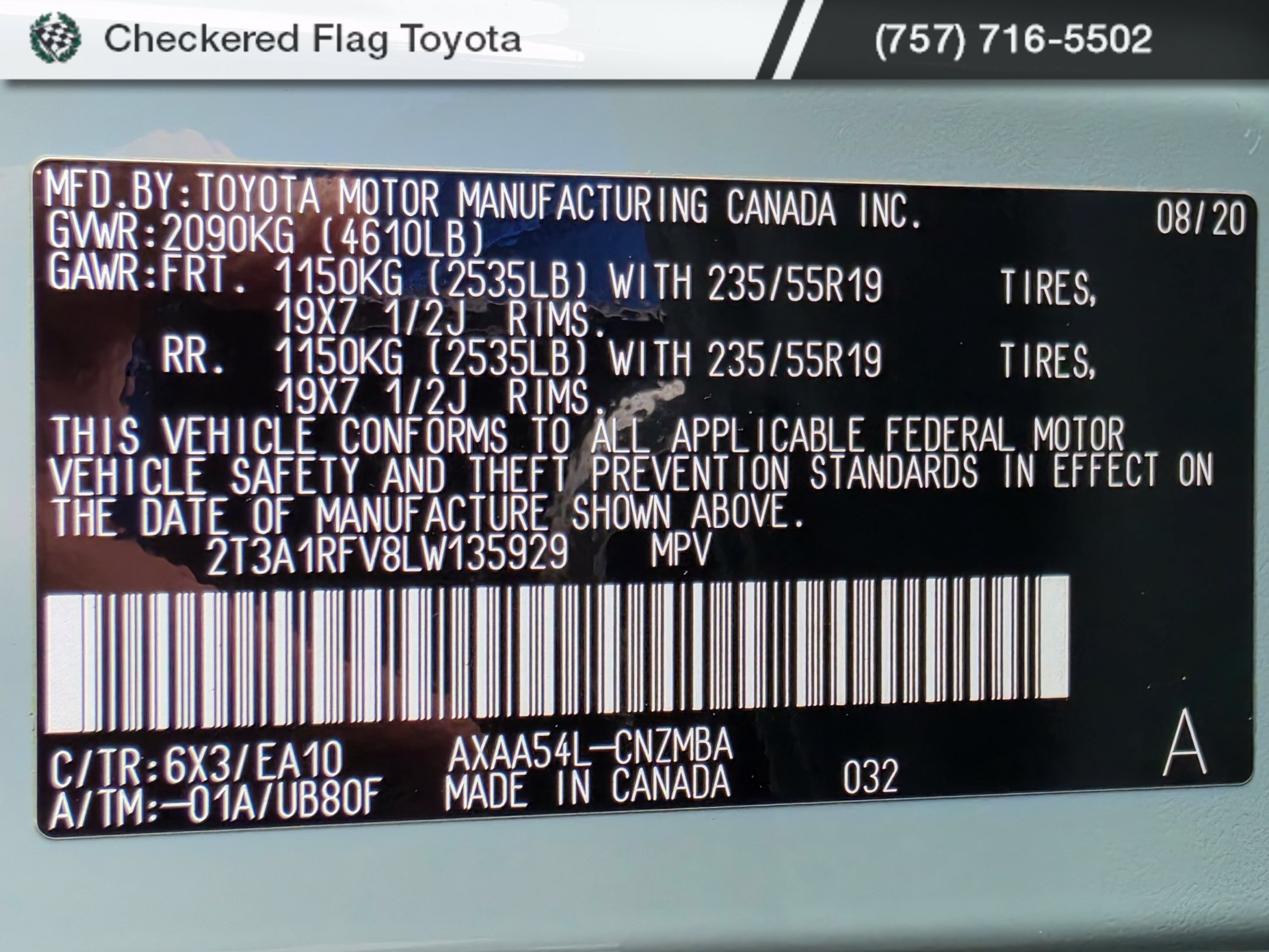 Used 2020 Toyota RAV4 XLE Premium AWD/4WD image 21