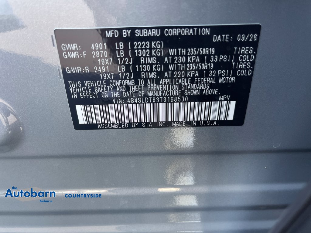 New 2026 Subaru Forester Touring AWD/4WD image 30
