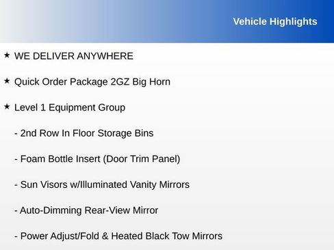 Used 2021 RAM 2500 Big Horn w/ Night Edition image 8