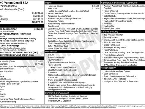 Used 2016 GMC Yukon Denali w/ Open Road Package AWD/4WD image 2