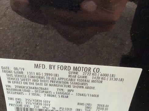 Used 2019 Ford Flex SEL w/ Equipment Group 202A FWD image 32