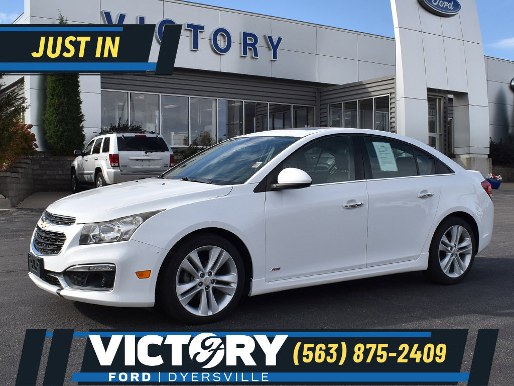 Used 2015 Chevrolet Cruze LTZ w/ Sun, Sound and Sport Package FWD image 1