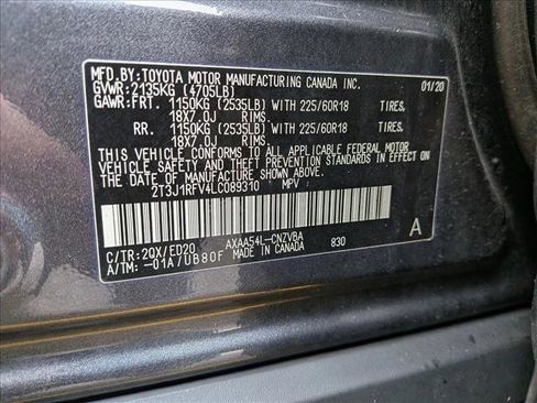 Certified 2020 Toyota RAV4 TRD Off-Road w/ TRD Off-Road Weather Package image 25