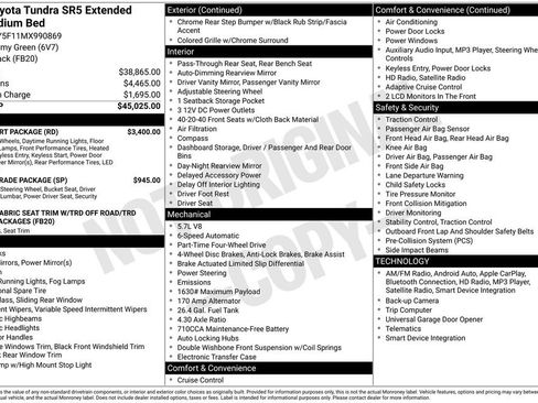 Used 2021 Toyota Tundra SR5 w/ TRD Sport Package image 19