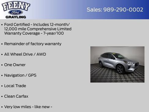 Used 2024 Ford Escape ST-Line w/ Tech Pack #1 AWD/4WD image 4