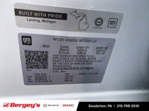 Certified 2025 GMC Acadia Elevation image 38