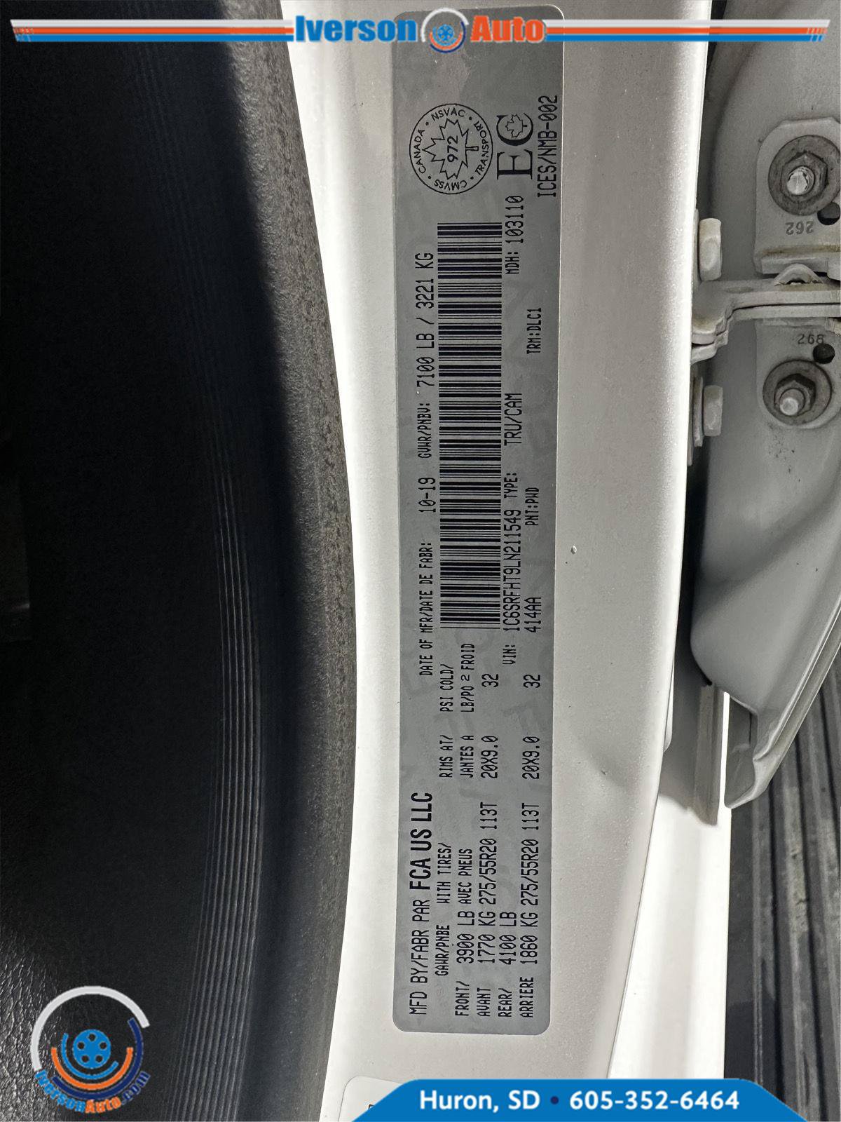 Used 2020 RAM 1500 Limited AWD/4WD image 11