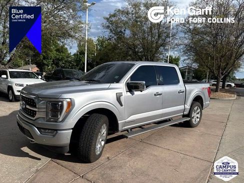 Certified 2022 Ford F150 Platinum w/ Equipment Group 701A High AWD/4WD image 1