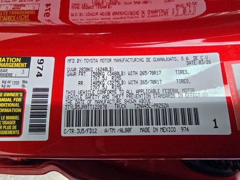 New 2026 Toyota Tacoma TRD Off-Road image 34