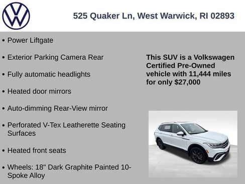 Certified 2024 Volkswagen Tiguan SE image 13