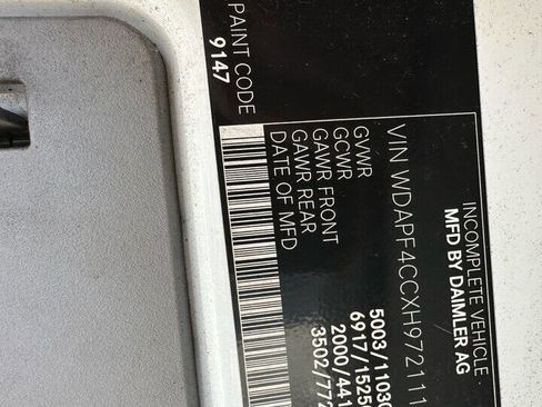 Used 2017 Mercedes-Benz Sprinter 3500 w/ Suspension Package II image 25