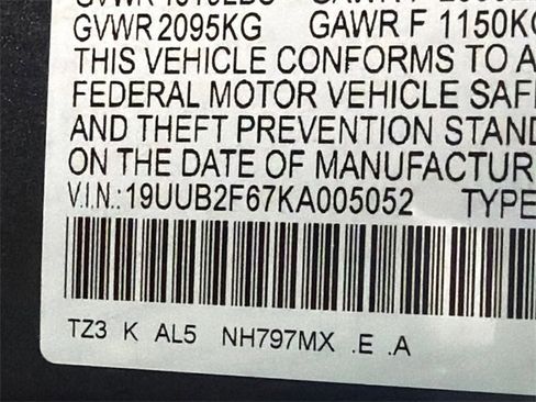 Used 2019 Acura TLX 3.5L Technology Pkg w/A-Spec P image 33