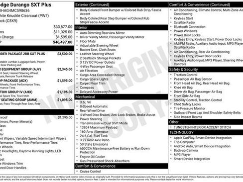 Used 2021 Dodge Durango SXT RWD image 5