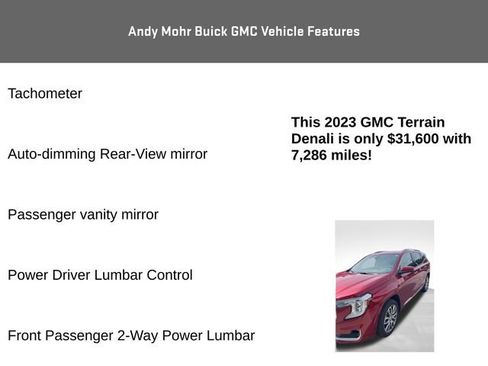 Used 2023 GMC Terrain Denali AWD/4WD image 16