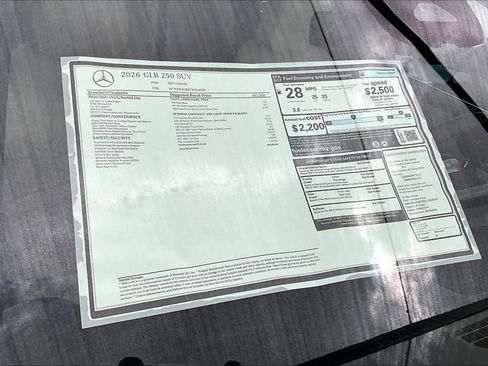 New 2026 Mercedes-Benz GLB 250 image 22