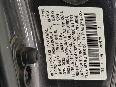 Used 2015 Honda Civic LX image 22