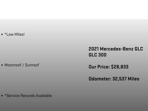 Used 2021 Mercedes-Benz GLC 300 GLC 300 4D Sport Utility w/ Exterior Lighting Package image 12