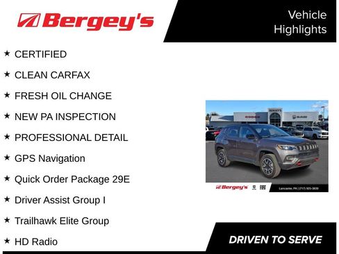 Used 2024 Jeep Compass Trailhawk w/ Trailhawk Elite Group image 8