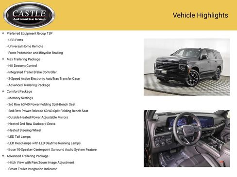 Used 2025 Chevrolet Tahoe RST w/ Comfort Package AWD/4WD image 8