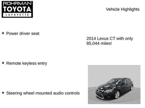 Used 2014 Lexus CT 200h FWD image 7