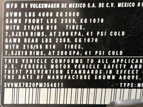 Used 2023 Volkswagen Taos S w/ Driver Assistance Package AWD/4WD image 41