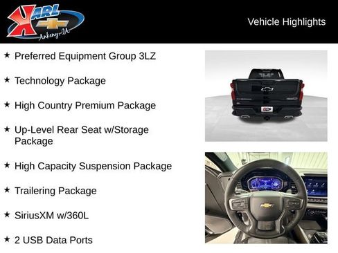 Certified 2024 Chevrolet Silverado 1500 High Country w/ High Country Premium Package AWD/4WD image 2