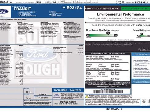 Certified 2023 Ford Transit 250 Low Roof w/ Exterior Upgrade Package image 9