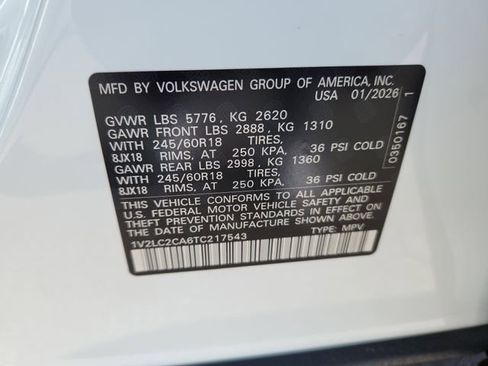 New 2026 Volkswagen Atlas Cross Sport SE image 10