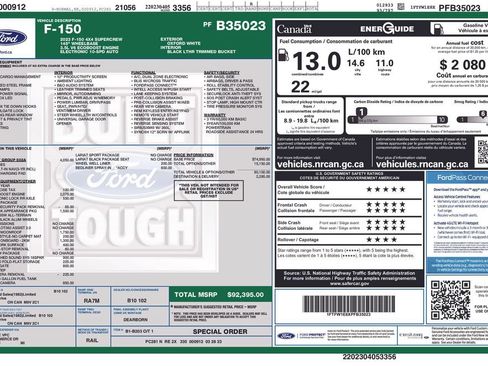 Used 2023 Ford F150 Lariat w/ Equipment Group 502A High AWD/4WD image 38