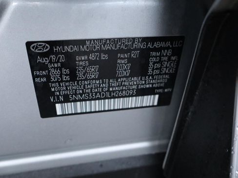 Used 2020 Hyundai Santa Fe SEL FWD image 40